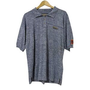 Vintage Y2K Pelle Pelle Men’s Marc Buchanan Blue Polo Shirt Preppy Knit Classic